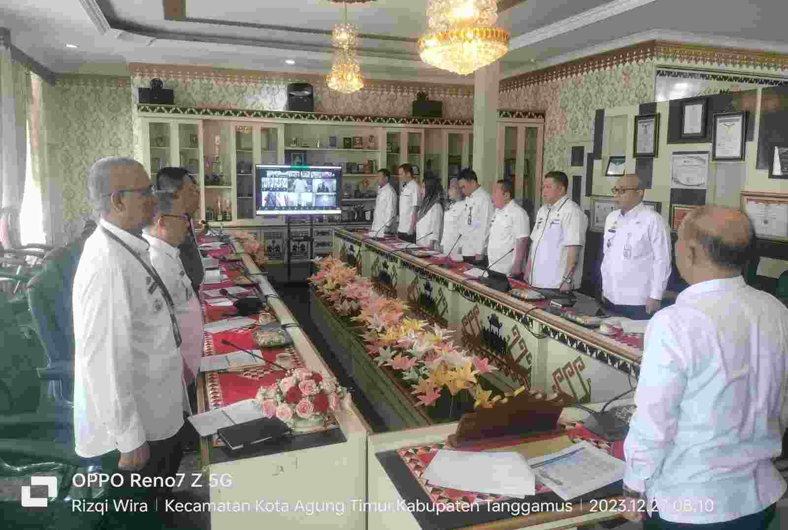 Pj Bupati Tanggamus Mengikuti Rakor Pengendalian Inflasi 2023 Secara Daring Pj Bupati Tanggamus Mengikuti Rakor Pengendalian Inflasi 2023 Secara Daring