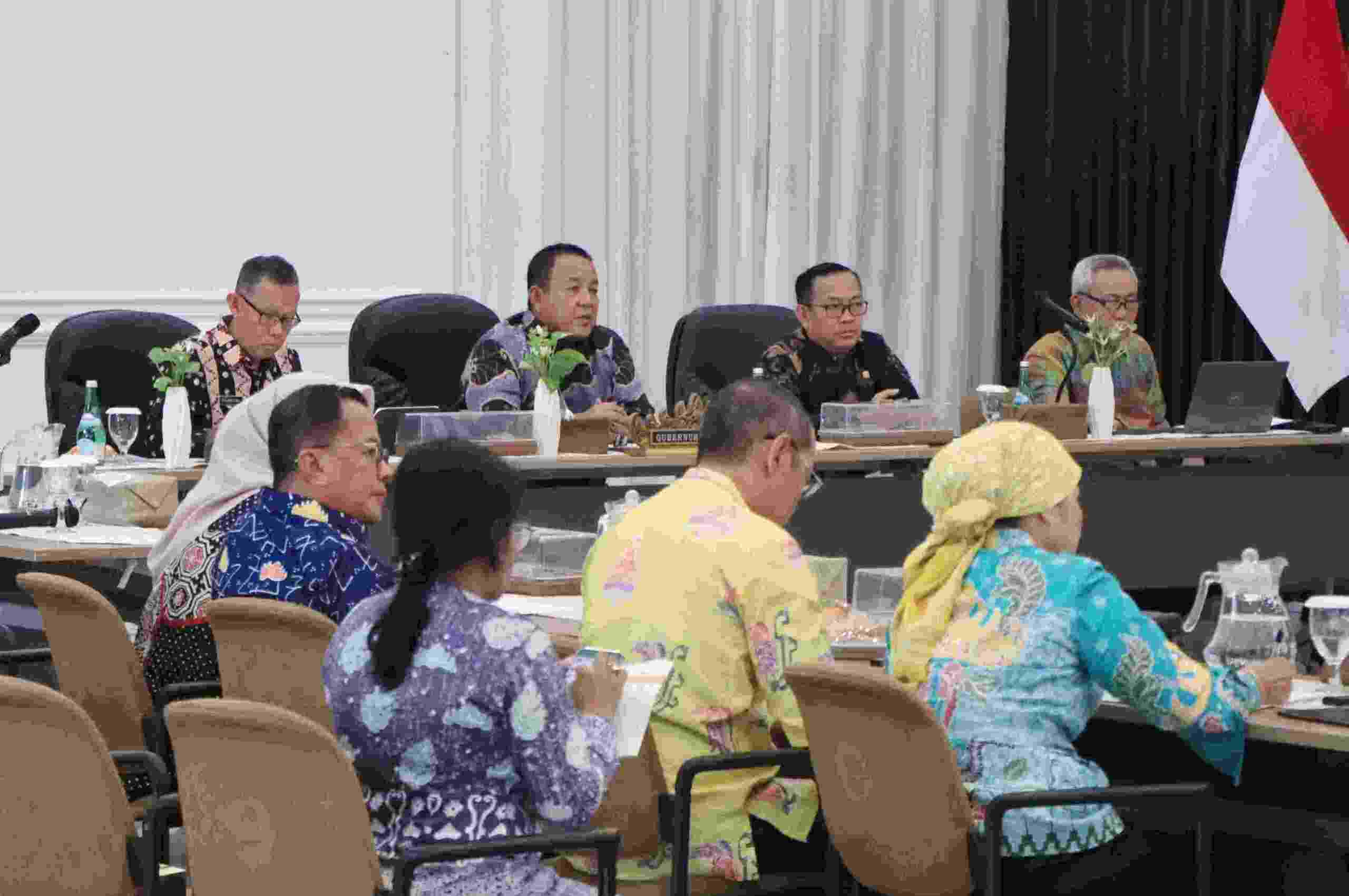 Gubernur Arinal Lakukan Wawancara Penilaian Penghargaan Nirwasita Tantra 2023 Gubernur Arinal Lakukan Wawancara Penilaian Penghargaan Nirwasita Tantra 2023