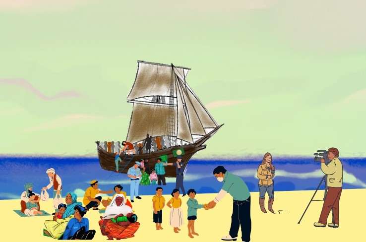 Polres Sergai Bantah Kapal Pengungsi Rohingya Masuk di Perairan Pantai Cermin dan Sialang Buah Polres Sergai Bantah Kapal Pengungsi Rohingya Masuk di Perairan Pantai Cermin dan Sialang Buah