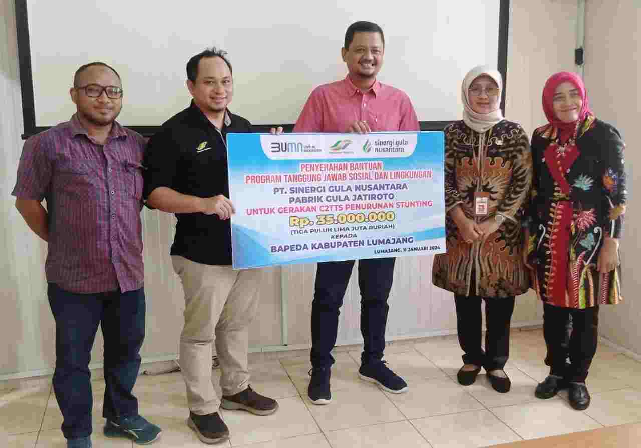 SGN PG Djatiroto Dukung Pemerintah Turunkan Angka Pravelensi Stunting, Wujudkan Indonesia Emas SGN PG Djatiroto Dukung Pemerintah Turunkan Angka Pravelensi Stunting, Wujudkan Indonesia Emas