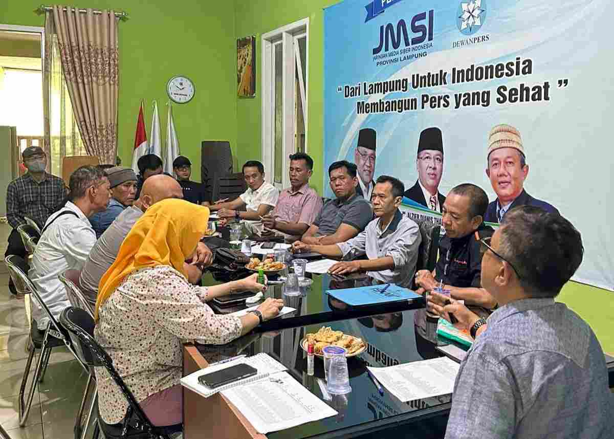 JMSI Lampung Targetkan Seluruh Anggota Terverifikasi JMSI Lampung Targetkan Seluruh Anggota Terverifikasi