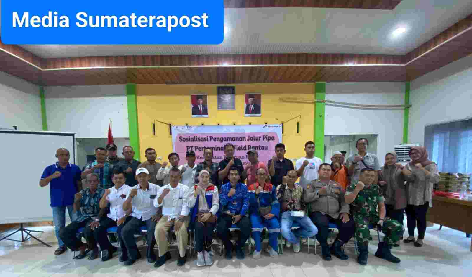 Rapat Sosialisasi Pengamanan Jalur Pipa PT.PertaminaEp Field Rantau Rapat Sosialisasi Pengamanan Jalur Pipa PT.PertaminaEp Field Rantau