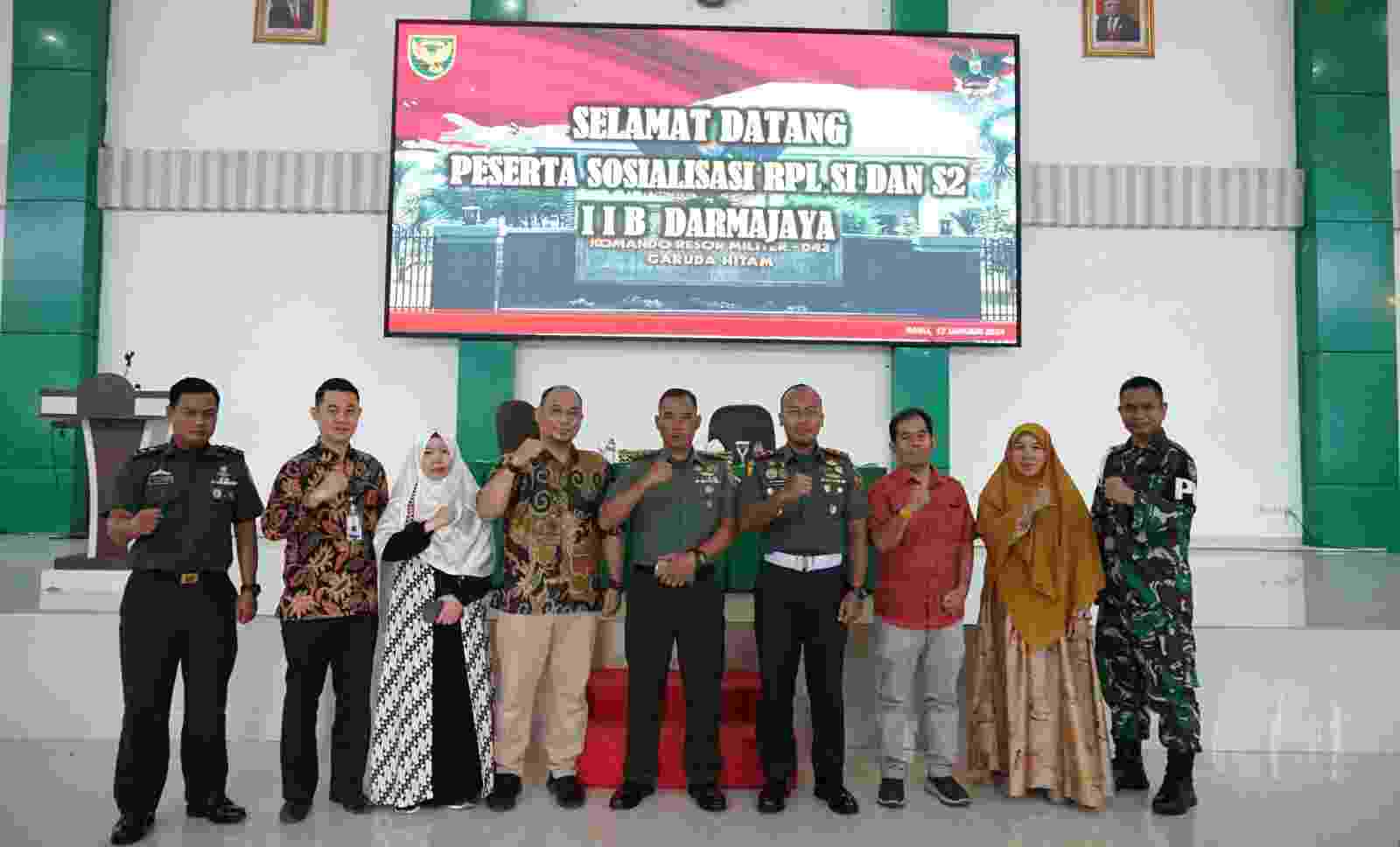 Kesiapan Prajurit dan Pegawai untuk Penguasaan Teknologi Informasi, IIB Darmajaya Gelar Sosialisasi Kesiapan Prajurit dan Pegawai untuk Penguasaan Teknologi Informasi, IIB Darmajaya Gelar Sosialisasi