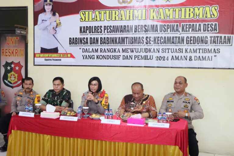 Songsong Pemilu 2024, Kapolres Pesawaran Ajak 3 Pilar Jaga Kamtibmas di Tingkat Desa Songsong Pemilu 2024, Kapolres Pesawaran Ajak 3 Pilar Jaga Kamtibmas di Tingkat Desa