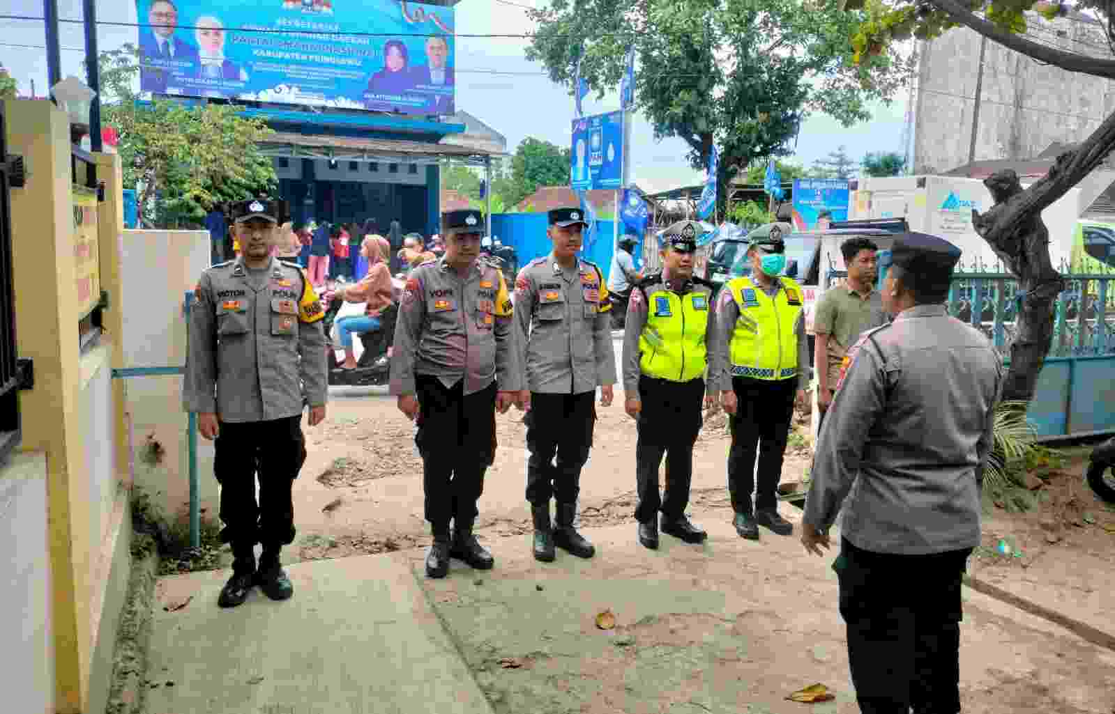 Tiga Lokasi Kampanye Dijaga Ketat Puluhan Polisi Tiga Lokasi Kampanye Dijaga Ketat Puluhan Polisi