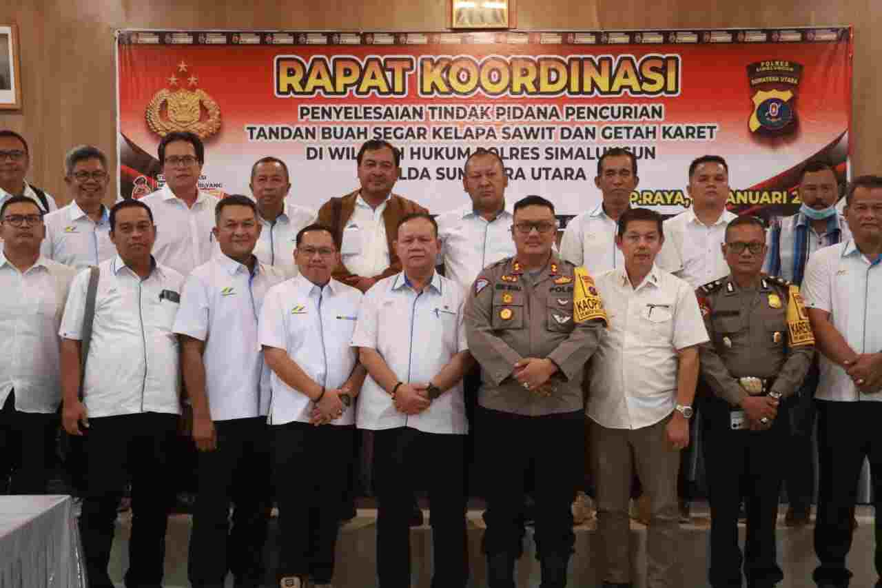 Memerangi Pencurian Hasil Bumi, Polres Simalungun dan Pihak Kebun Gelar Rakor Memerangi Pencurian Hasil Bumi, Polres Simalungun dan Pihak Kebun Gelar Rakor