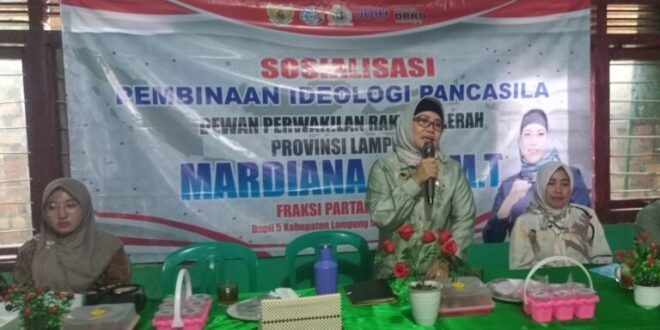 Anggota DPRD Mardiana Sosialisasikan Pembinaan Ideologi Anggota DPRD Mardiana Sosialisasikan Pembinaan Ideologi