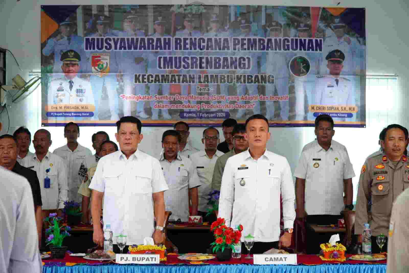 M. Firsada Membuka Musrenbang Tingkat Kecamatan Lambu Kibang M. Firsada Membuka Musrenbang Tingkat Kecamatan Lambu Kibang