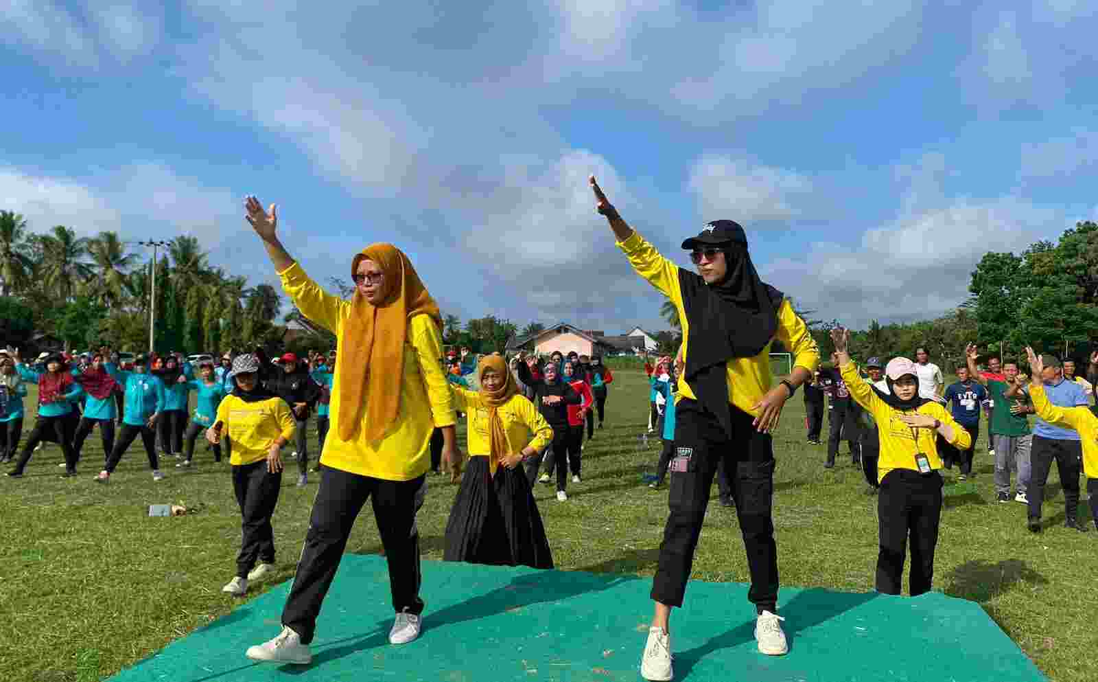 Sukseskan Pemilu 2024, Dinkes Tubaba Gelar Senam Bersama Sukseskan Pemilu 2024, Dinkes Tubaba Gelar Senam Bersama