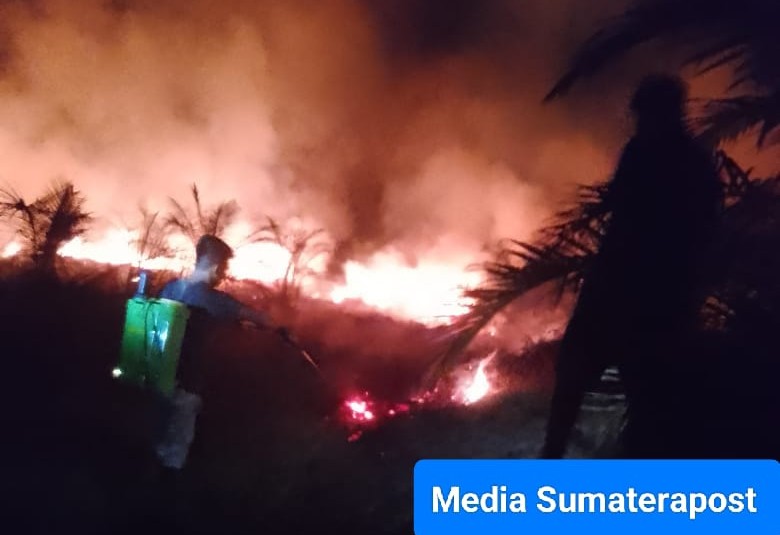 Kebakaran Tanah Gambut di Dusun Alur Putih Desa Bukit Keranji Adanya Pembakaran Sampah Kebakaran Tanah Gambut di Dusun Alur Putih Desa Bukit Keranji Adanya Pembakaran Sampah