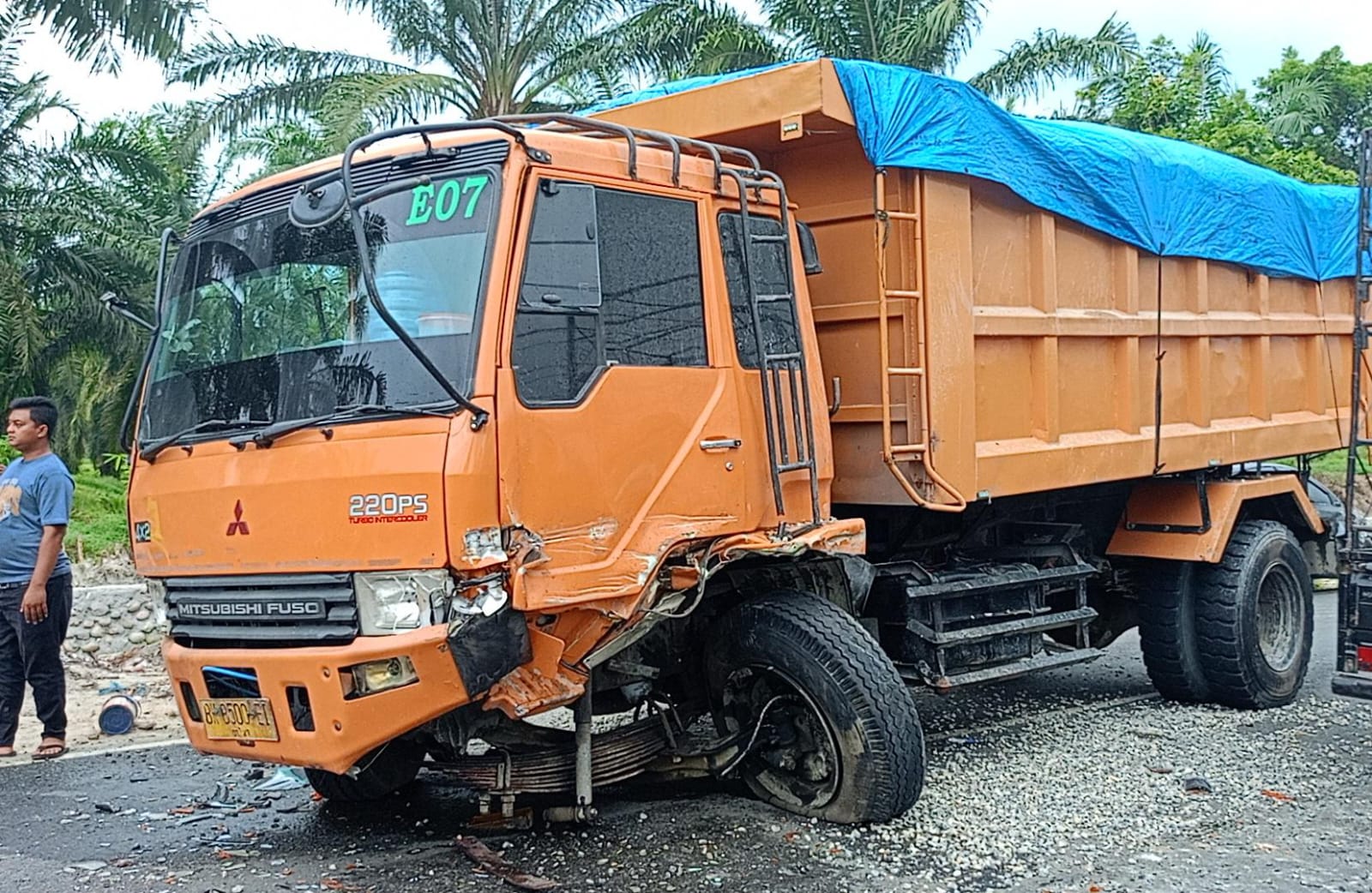 Kecelakaan Beruntun di Sergai, Pengemudi Mobil Truck Melarikan Diri Kecelakaan Beruntun di Sergai, Pengemudi Mobil Truck Melarikan Diri