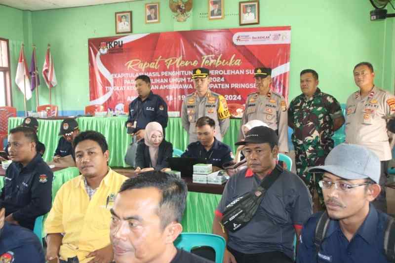 Polres Pringsewu Amankan Rapat Pleno Penghitungan Suara Pemilu 2024 Polres Pringsewu Amankan Rapat Pleno Penghitungan Suara Pemilu 2024