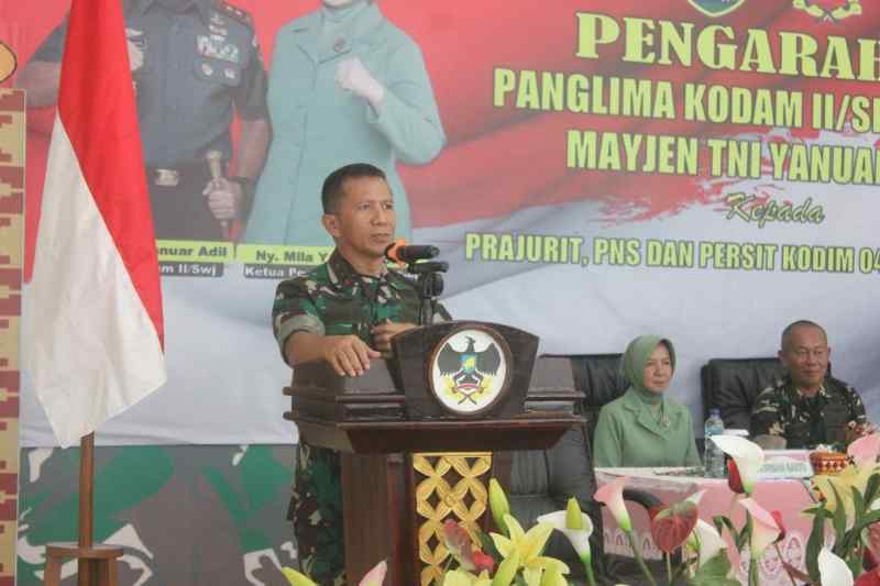 Pangdam II/Swj Berikan Apresiasi Kinerja & Dedikasi Babinsa Sebagai Ujung Tombak TNI AD Pangdam II/Swj Berikan Apresiasi Kinerja & Dedikasi Babinsa Sebagai Ujung Tombak TNI AD