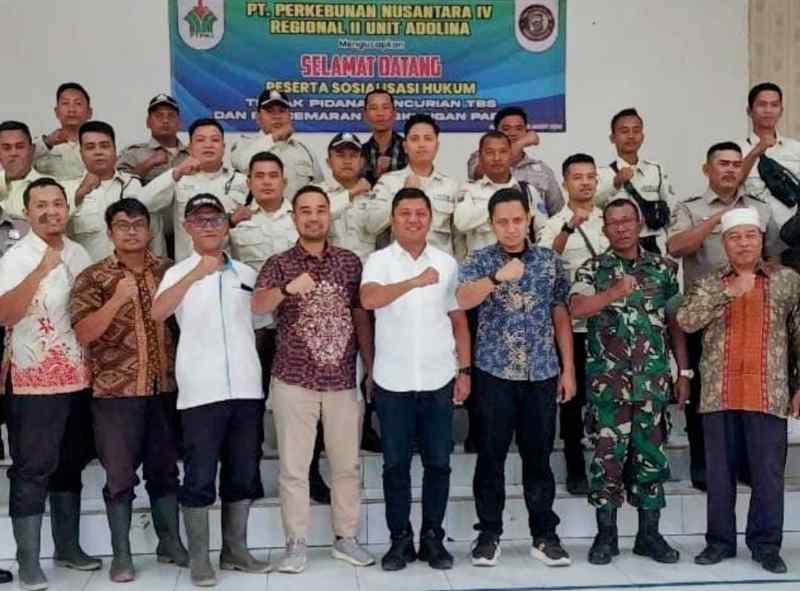 Polres Sergai dan PTPN IV Reg. II Unit Adolina Dukung Penerapan CJS Penindakan Kasus Pencurian TBS Polres Sergai dan PTPN IV Reg. II Unit Adolina Dukung Penerapan CJS Penindakan Kasus Pencurian TBS
