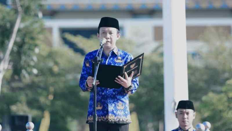 Gelar Upacara HUT ke-60 Provinsi Lampung, Pj.Bupati Marindo sampaikan Amanat Gubernur Gelar Upacara HUT ke-60 Provinsi Lampung, Pj.Bupati Marindo sampaikan Amanat Gubernur