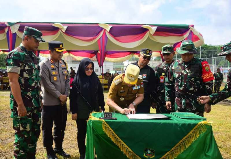 Elfianah Hadiri TMMD ke-119 Kabupaten Mesuji Elfianah Hadiri TMMD ke-119 Kabupaten Mesuji