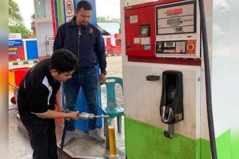 Polres Aceh Tamiang Pengecekan Terhadap SPBU Pratik Kecurangan Meteran Polres Aceh Tamiang Pengecekan Terhadap SPBU Pratik Kecurangan Meteran