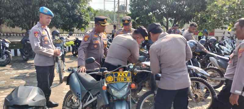 Jelang Pelaksanaan OKK 2024, Polres Mesuji Cek Kendaraan Operasional Jelang Pelaksanaan OKK 2024, Polres Mesuji Cek Kendaraan Operasional