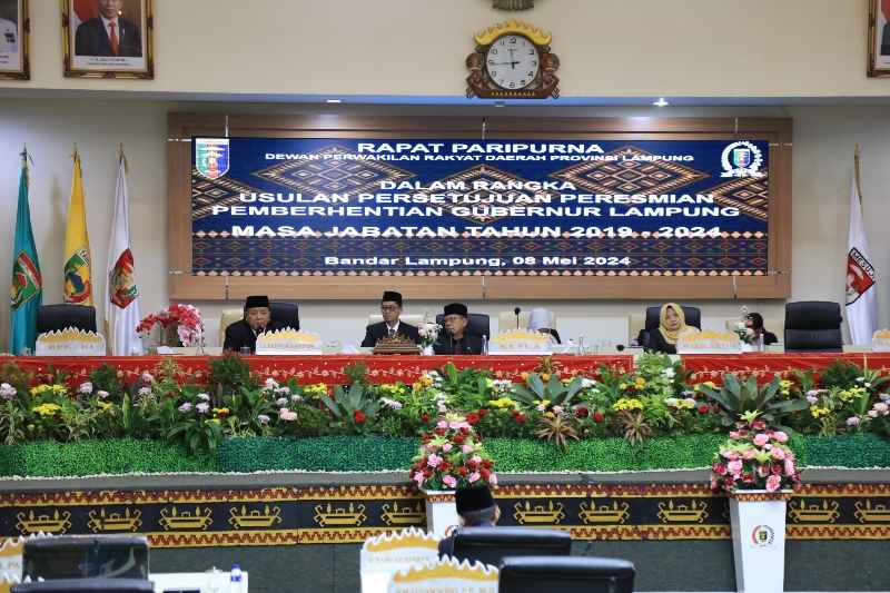 Paripurna DPRD: Gubernur Arinal Apresiasi Dukungan Masyarakat Selama Memimpin Paripurna DPRD: Gubernur Arinal Apresiasi Dukungan Masyarakat Selama Memimpin