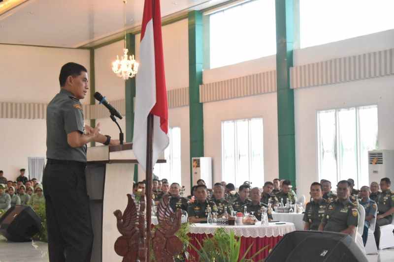 Korem 043/Gatam Dukung Penyelenggaraan Apel Dansat TNI AD Tersebar Kodam II/Swj Korem 043/Gatam Dukung Penyelenggaraan Apel Dansat TNI AD Tersebar Kodam II/Swj