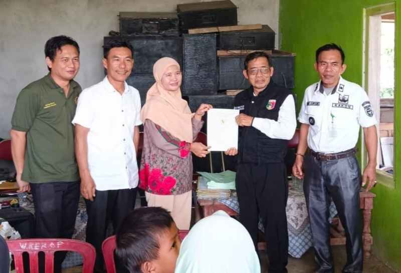 BPN Kabupaten Tanggamus Bagikan Sartifikat Tanah Di Pekon Wày Kerap BPN Kabupaten Tanggamus Bagikan Sartifikat Tanah Di Pekon Wày Kerap