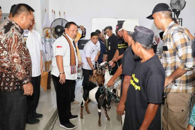 Gubernur Arinal Serahkan Bantuan untuk Desa Baznas Sektor Peternakan di Tuba Gubernur Arinal Serahkan Bantuan untuk Desa Baznas Sektor Peternakan di Tuba