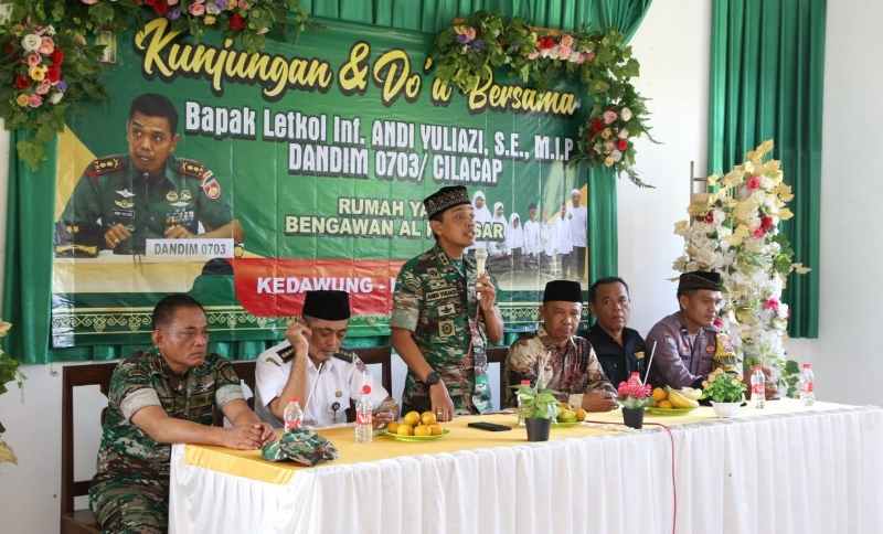 Peduli, Dandim Cilacap Sambangi Rumah Yatim Bengawan Al Kautsar Peduli, Dandim Cilacap Sambangi Rumah Yatim Bengawan Al Kautsar