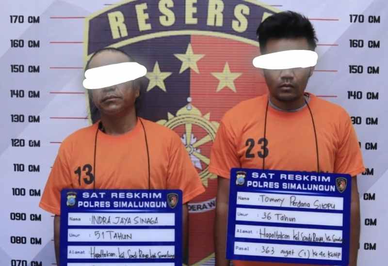 Jatanras Polres Simalungun Bekuk Dua Pelaku Pencurian Besi Beton Jatanras Polres Simalungun Bekuk Dua Pelaku Pencurian Besi Beton