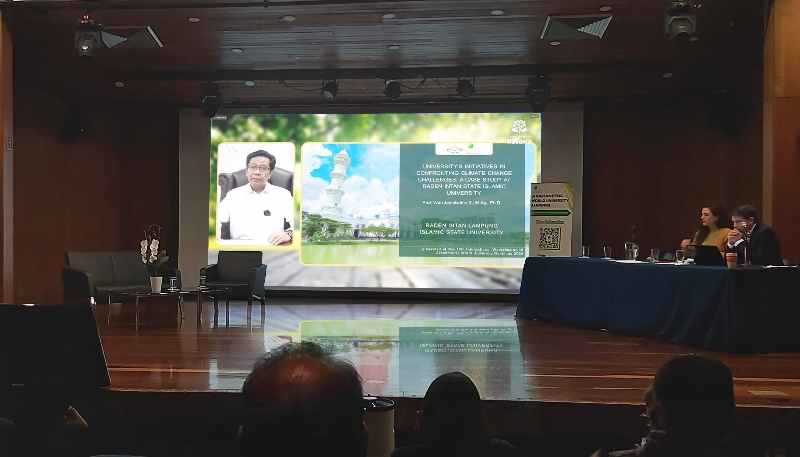Rektor UIN RIL Berbagi Inisiasi Hadapi Perubahan Iklim di IWGM Colombia Rektor UIN RIL Berbagi Inisiasi Hadapi Perubahan Iklim di IWGM Colombia
