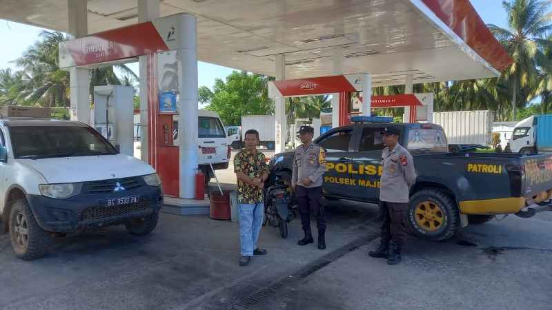 Koordinasi Dengan Manager SPBU, Polres Kaur Deteksi Dini Ketersediaan BBM Koordinasi Dengan Manager SPBU, Polres Kaur Deteksi Dini Ketersediaan BBM