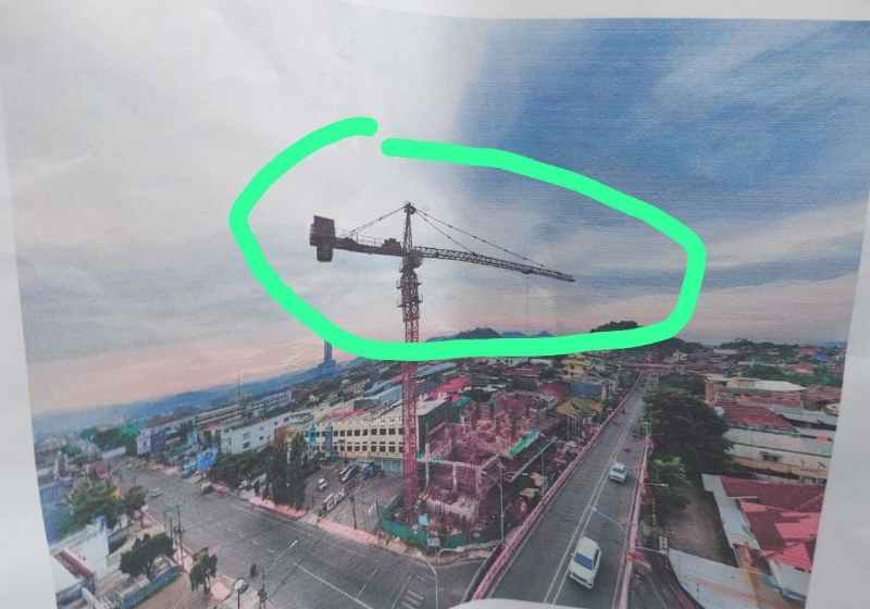 Tower Crane Dipertigaan Jln Gajah Mada-Jln Sudirman-Jln Ir.H.Juanda Diduga Langgar Aturan Tower Crane Dipertigaan Jln Gajah Mada-Jln Sudirman-Jln Ir.H.Juanda Diduga Langgar Aturan