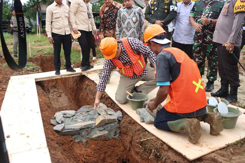 Musa Ahmad Hadiri Peletakan Batu Pertama Kantor Subdenpom Musa Ahmad Hadiri Peletakan Batu Pertama Kantor Subdenpom
