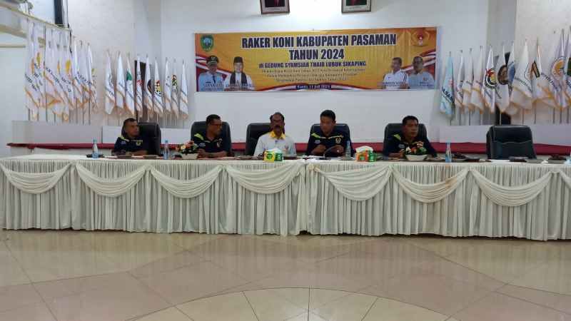 Guna Tingkatkan Prestasi, KONI Pasaman Gelar Rakerda Tahun 2024 Guna Tingkatkan Prestasi, KONI Pasaman Gelar Rakerda Tahun 2024