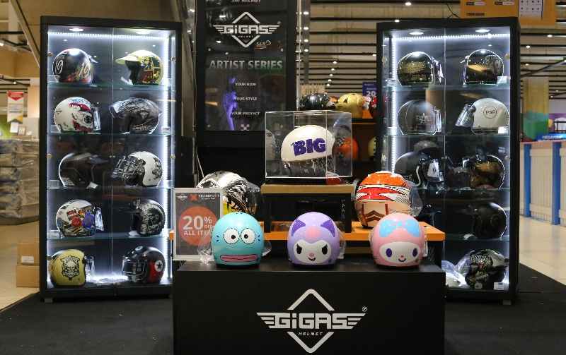 GIGAS Helmet Dilaunching Kehadirannya di Transmart Cempaka Putih GIGAS Helmet Dilaunching Kehadirannya di Transmart Cempaka Putih