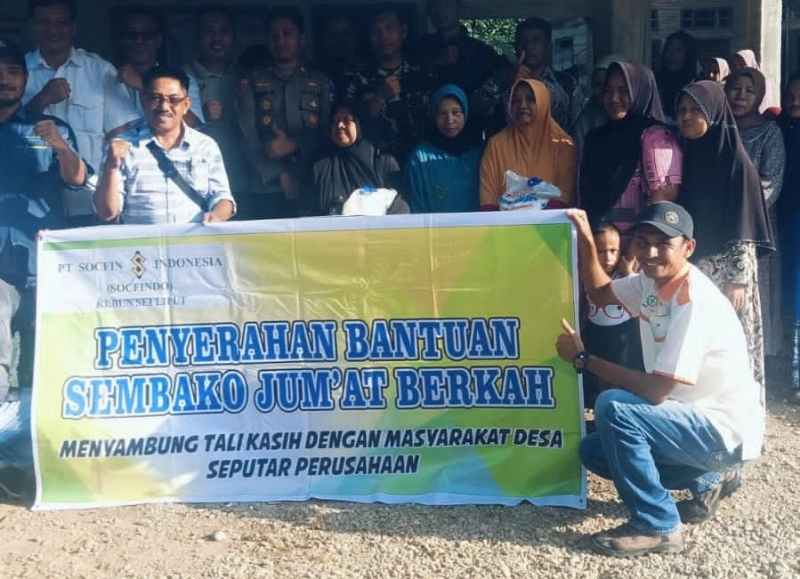 PT. Socfindo Kebun Sei Liput Laksanakan Jum’at Berkah di Desa Menang Gini dan Desa Selalas PT. Socfindo Kebun Sei Liput Laksanakan Jum’at Berkah di Desa Menang Gini dan Desa Selalas