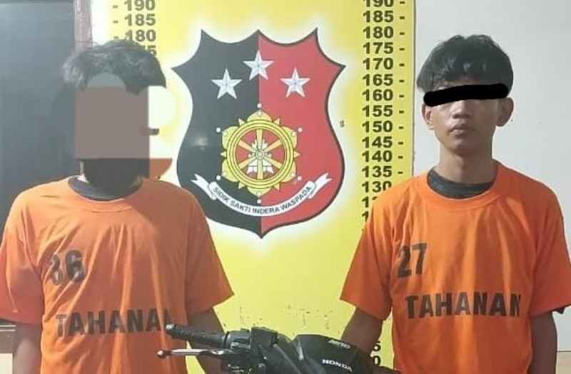 Polsek Perdagangan Tangkap Dua Tersangka Pencuri Sepeda Motor Polsek Perdagangan Tangkap Dua Tersangka Pencuri Sepeda Motor