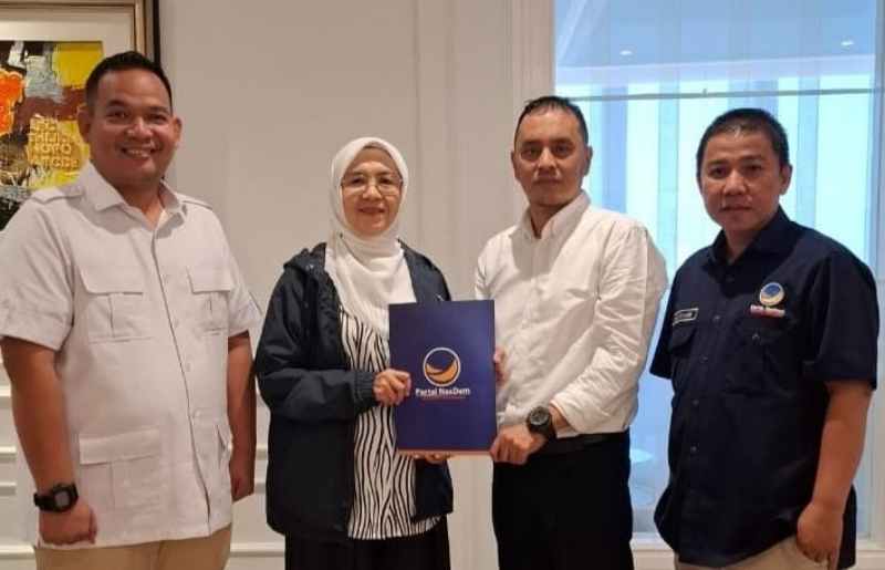 Partai Nasdem Berikan Rekomendasi Kepada Septi dan Ade Partai Nasdem Berikan Rekomendasi Kepada Septi dan Ade