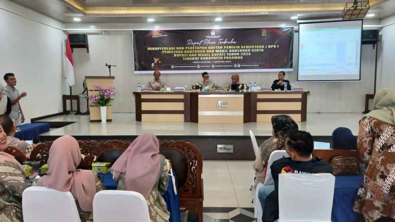 Tetapkan DPS, KPU Gelar Rapat Pleno Terbuka Rekapitulasi Pilkada 2024 Tetapkan DPS, KPU Gelar Rapat Pleno Terbuka Rekapitulasi Pilkada 2024