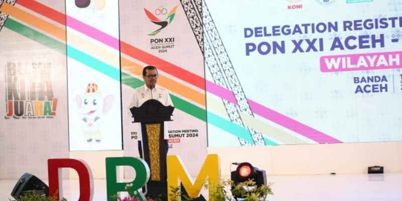 Pj Sekda Aceh Resmi Membuka Delegation Registration Meeting PON XXI Pj Sekda Aceh Resmi Membuka Delegation Registration Meeting PON XXI