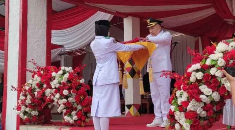 Pemkab Tanggamus Gelar Upacara HUT ke-79 RI di Lapangan Merdeka Pemkab Tanggamus Gelar Upacara HUT ke-79 RI di Lapangan Merdeka