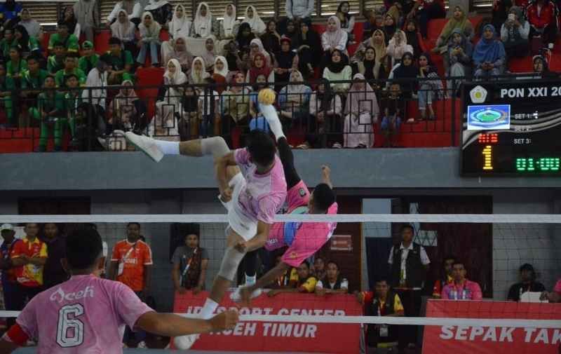 10 Medali Emas Diperebutkan Dalam Pertandingan Sepak Takraw PON XXI 10 Medali Emas Diperebutkan Dalam Pertandingan Sepak Takraw PON XXI