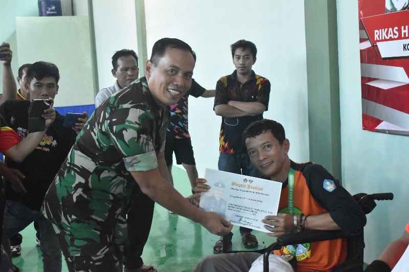 HUT ke-79 TNI Tahun 2024, Atlet Disabilitas Meriahkan Turnamen Danrem Cup HUT ke-79 TNI Tahun 2024, Atlet Disabilitas Meriahkan Turnamen Danrem Cup
