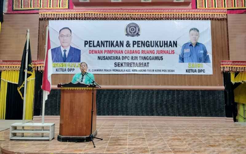 Wakili Pj. Bupati, Kadis Kominfo Menghadiri Pelantikan DPC RJN Tanggamus Wakili Pj. Bupati, Kadis Kominfo Menghadiri Pelantikan DPC RJN Tanggamus