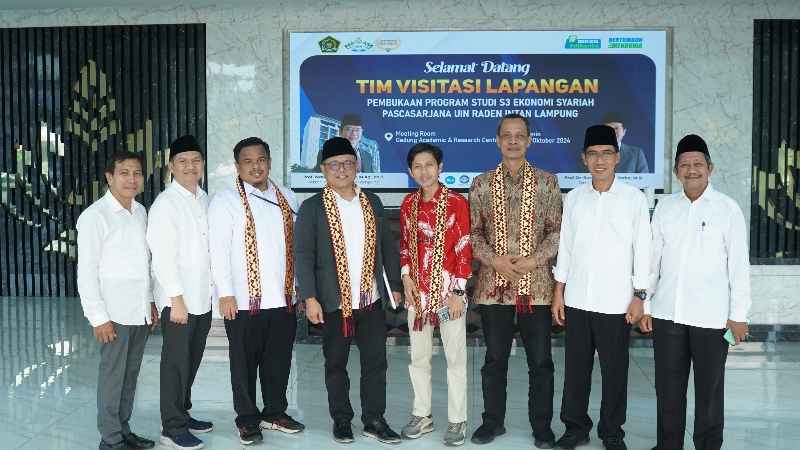 UIN Raden Intan Lampung Gelar Visitasi Lapangan Pembukaan Program Doktor Ekonomi Syariah UIN Raden Intan Lampung Gelar Visitasi Lapangan Pembukaan Program Doktor Ekonomi Syariah