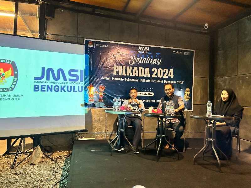 JMSI Bengkulu Bersama KPU Sosialisasikan Pilkada Serentak Tahun 2024 JMSI Bengkulu Bersama KPU Sosialisasikan Pilkada Serentak Tahun 2024