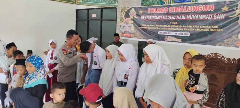 Polres Simalungun Gelar Peringatan Maulid Nabi Muhammad SAW Polres Simalungun Gelar Peringatan Maulid Nabi Muhammad SAW