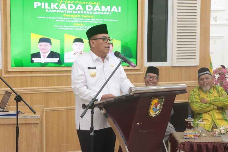 Pjs. Bupati Sergai Ajak Masyarakat Wujudkan Pilkada Damai Pjs. Bupati Sergai Ajak Masyarakat Wujudkan Pilkada Damai