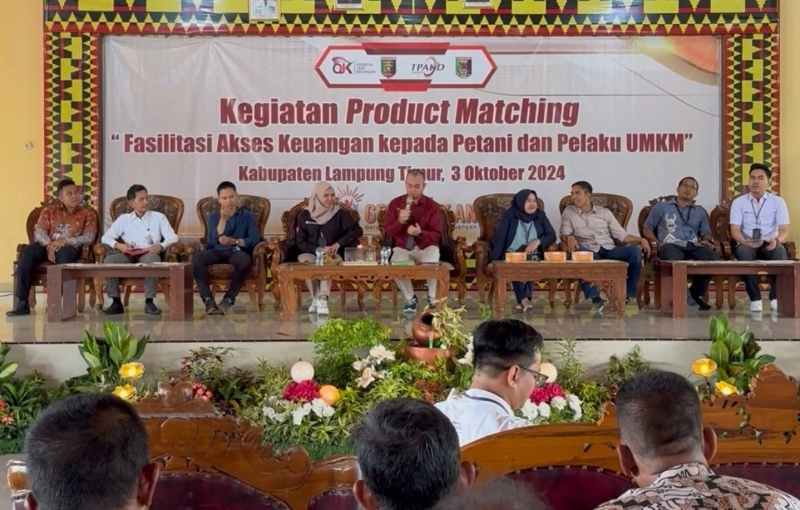 Inklusi Keuangan kepada Petani dan Pelaku UMKM di Lampung Timur, OJK Gelar Product Matching Inklusi Keuangan kepada Petani dan Pelaku UMKM di Lampung Timur, OJK Gelar Product Matching