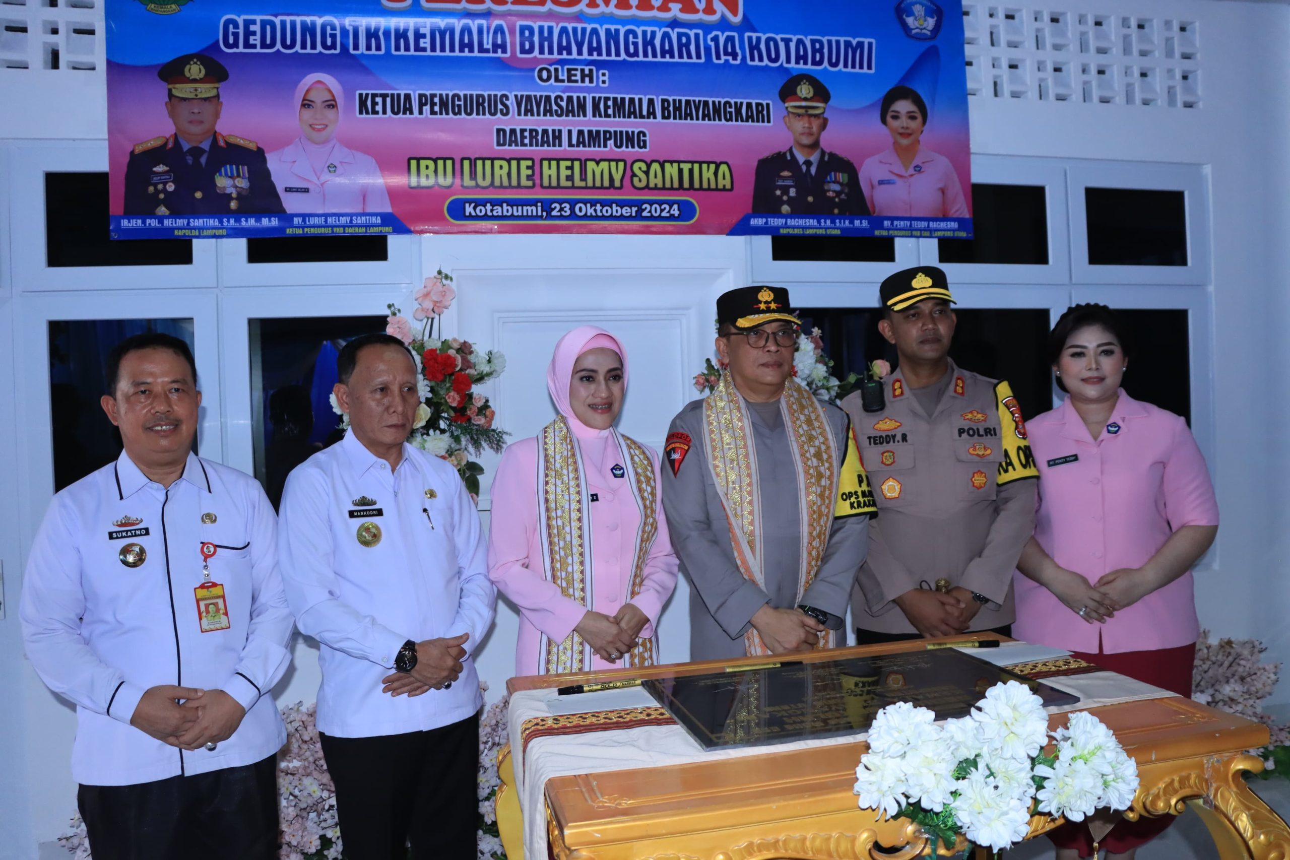 TK Kemala Bhayangkari Kotabumi Resmi Dibuka, Wujud Dedikasi Bhayangkari untuk Pendidikan TK Kemala Bhayangkari Kotabumi Resmi Dibuka, Wujud Dedikasi Bhayangkari untuk Pendidikan