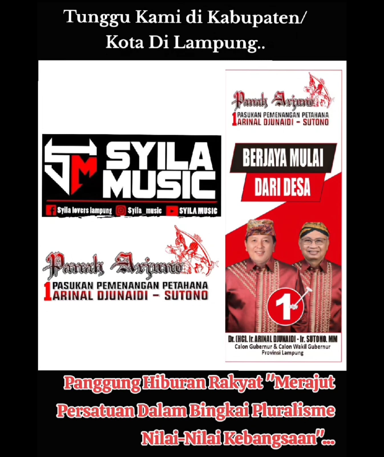 Hadirkan Syila Music, Panah Ardjuno Gelar Panggung Hiburan di 10 Titik Kabupaten/Kota Hadirkan Syila Music, Panah Ardjuno Gelar Panggung Hiburan di 10 Titik Kabupaten/Kota